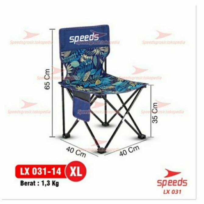 Kursi Lipat Outdoor Portable Kursi camping SPEED ( XL) stock ready