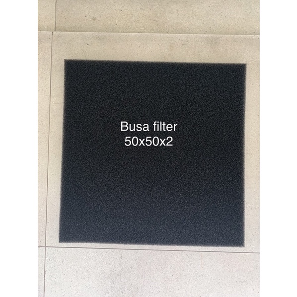 busa / foam filter aquarium kualitas terbaik 50x50x2