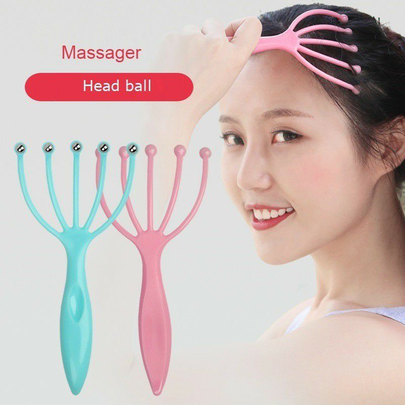 KD1 New Head Spa / Alat Pijat Kepala / Head Massager / Massager Relaksasi / Bokoma Head Spa Scalp Alat Pemijat Kepala Leher Massager / Alat Terapi Kepala Manual / Sisir Terapi Kepala 5 Jari / Sisir Pijat Head Spa Scalp Massager