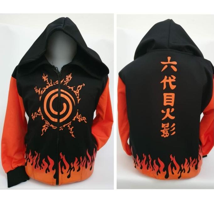 Jaket Anak Naruto Kyubi Hokage Xxl