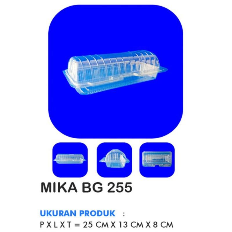 Mika Bolu Gulung /mika bolu bening / mika kue BG 255 / BG 225 (50pcs)