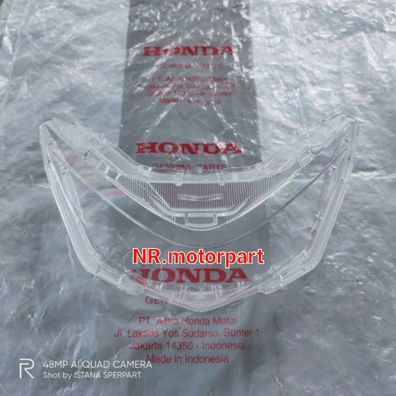 KACA MIKA LAMPU DEPAN BEAT NEW LED 2020/2021/2022 ORIGINAL