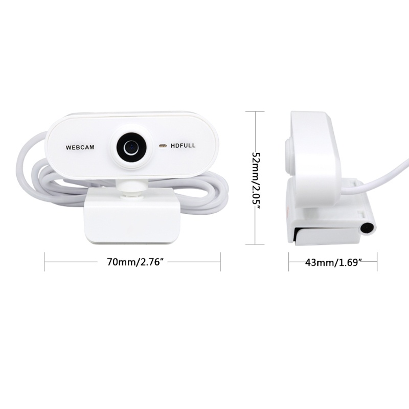 Zzz Webcam 1080P 2jt Pixel Untuk Kamera Komputer Orange Pi 800360° Rotasi Untuk Game Mengajar Online Live Broadcas