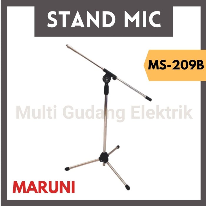 Stand Mic Maruni Ms 209B Harga Super Ekonomis