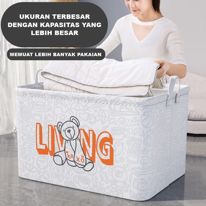 Tempat Penyimpanan Baju Selimut Keranjang Serbaguna Peva Quilt Storage Bag - KB019