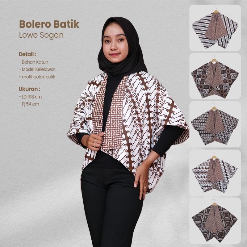 Bolero Batik Lowo Sogan - Naira Batik