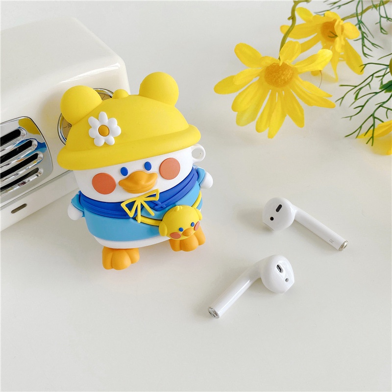 Soft Case Silikon Earphone Bluetooth TWS Pro 4 Motif Kartun 3D Lucu