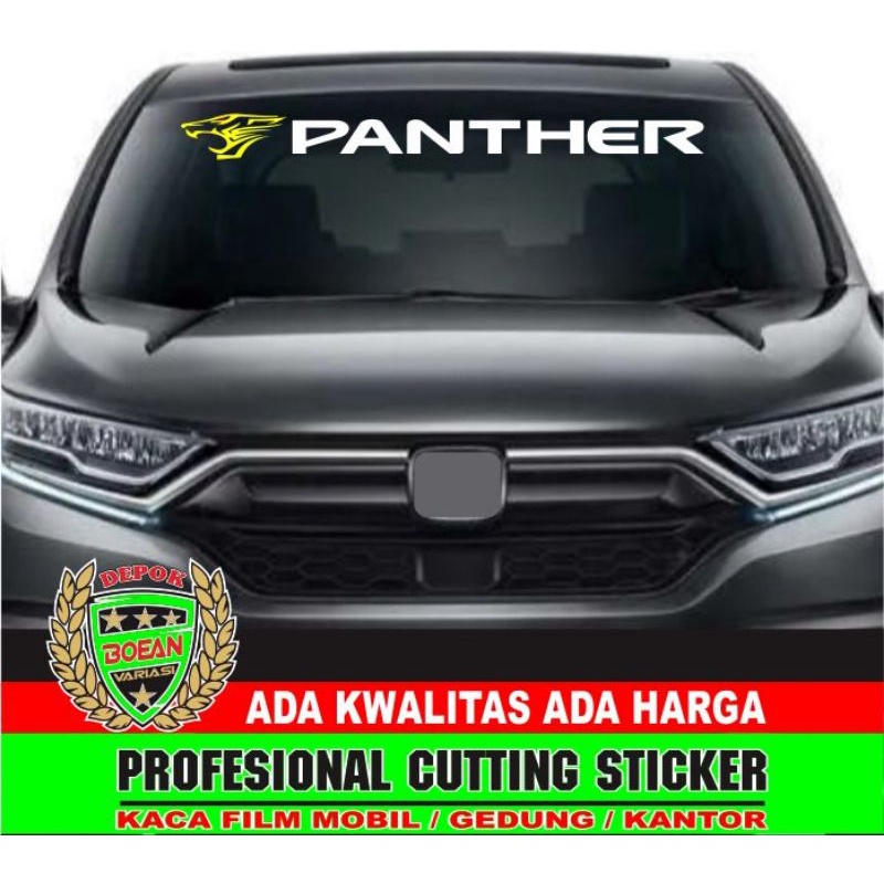Cutting sticker panther kaca body mobil isuzu panther