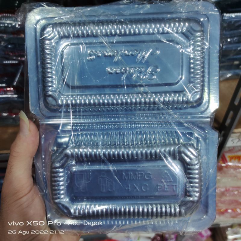 MIKA PLASTIK 4A 4XC  ISI 100 PCS / MIKA KUE UKURAN K4 MEREK KULINER
