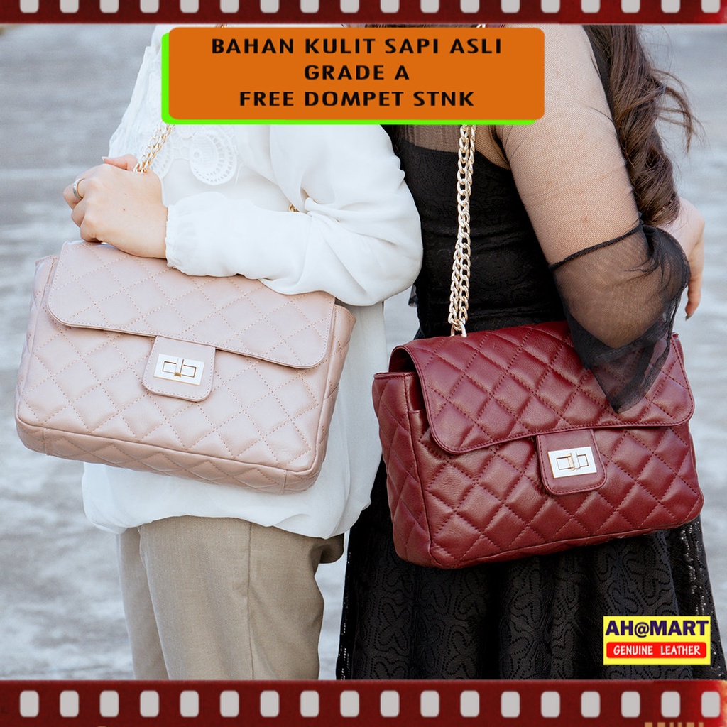 ALONA LM SHOULDER BAG Tas Selempang Kulit Wanita Alona Shoulder Lumee Bag Branded Original Kulit Sap