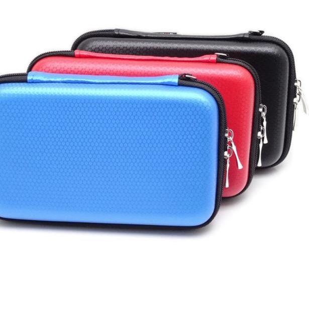 Tas Gadget Eva Hard Case 6.5" / Organizer gadget Powerbank Vs Vivan - Biru Metalik