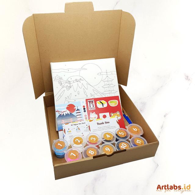 

Torii Japan - Paint By Number 11 Color[City Series]|Painting Kit