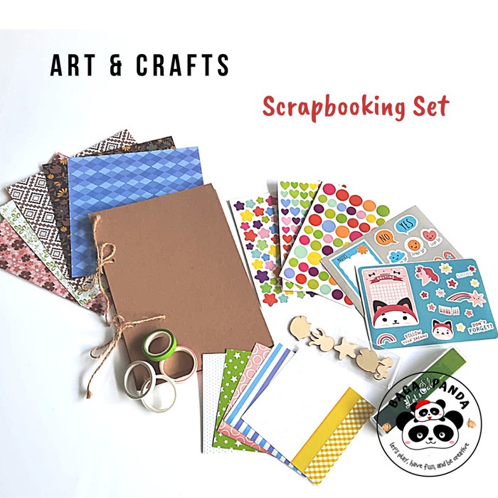 

Jurnal Scrapbook Supplies Kit - Paket Scrapbook Aesthetic Design