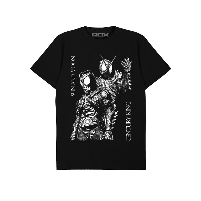 T-Shirt Kamen Rider Black Sun Shadow Moon Century King Tokusatsu