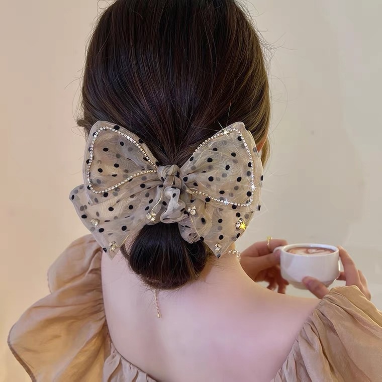 Caliloops Scrunchies Ikat Rambut Dewasa Pita Besar Korea Berlian Zeela