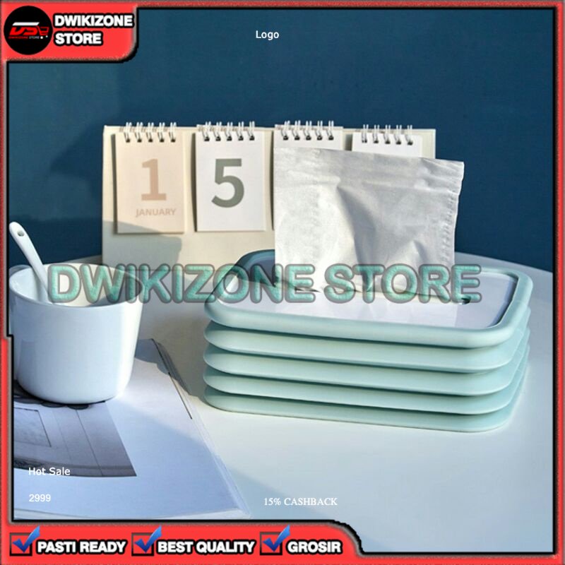 [DZS] KOTAK TISU FLEXIBEL TEMPAT TISU LIPAT KOTAK TISSUE FOLDABLE SILICON TISSUE BOX SERBAGUNA