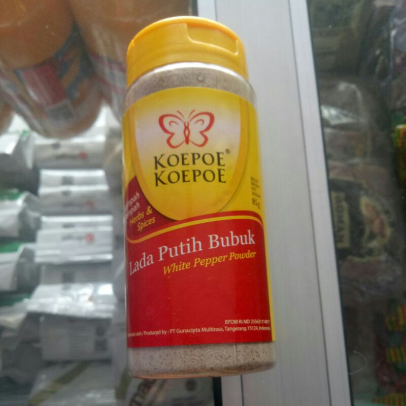 

Lada putih bubuk cap koepoe-koepoe