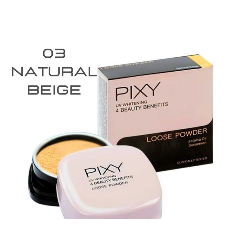 Loose Powder pixy UV  Whitening/ Bedak tabur / Bedak/ Kosmetik wajah