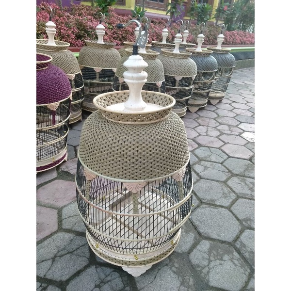 Sangkar Burung Perkutut Rajut Model Jambu