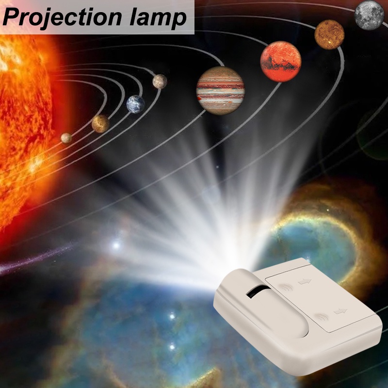 Lampu Proyektor Aurora Moon Galaxy Untuk Dekorasi Pesta Natal / Ulang Tahun