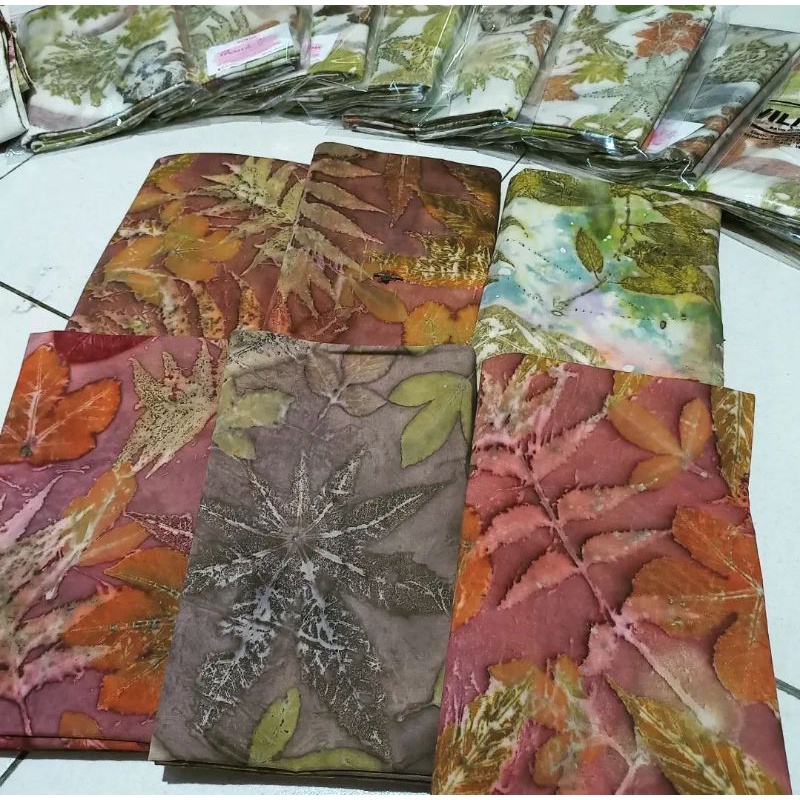 Kain Batik Ecoprint Katun