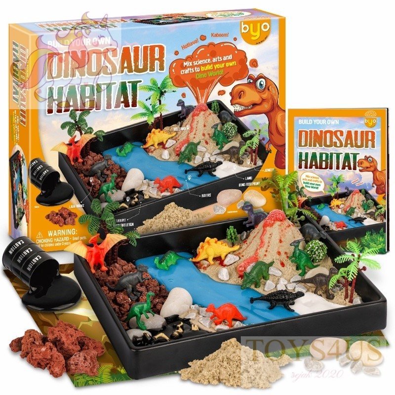 Toys4Us - diy make your own dinosaur habitat mainan edukasi stem project
