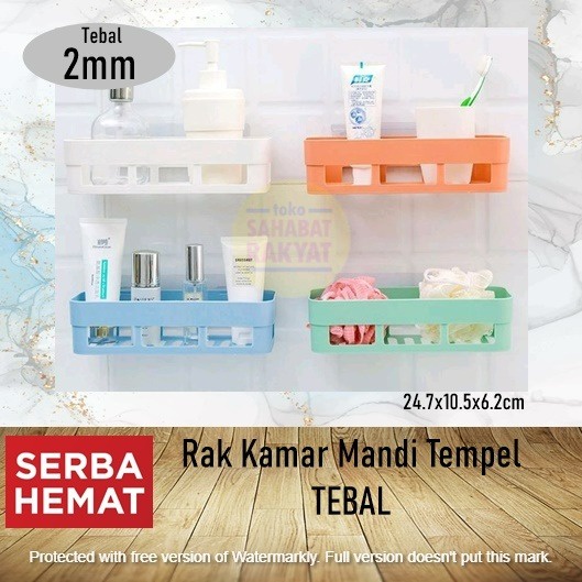 RML479C Rak Kamar Mandi Tempel/Rak Serbaguna Tempel