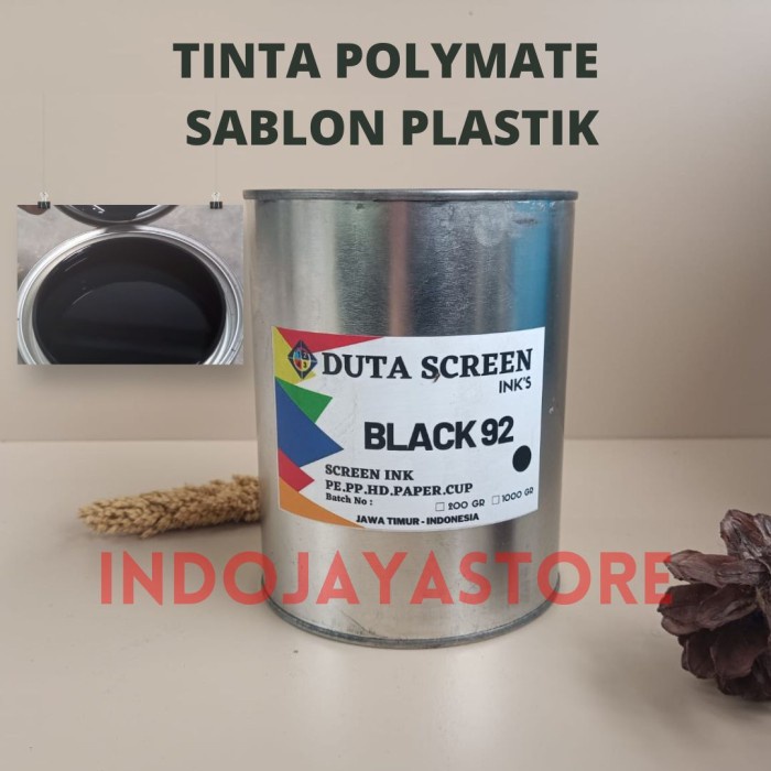 

Tinta Sablon Polymate Bukan Toyo Black92 Hitam Duta Screen 1Kg [Populer]