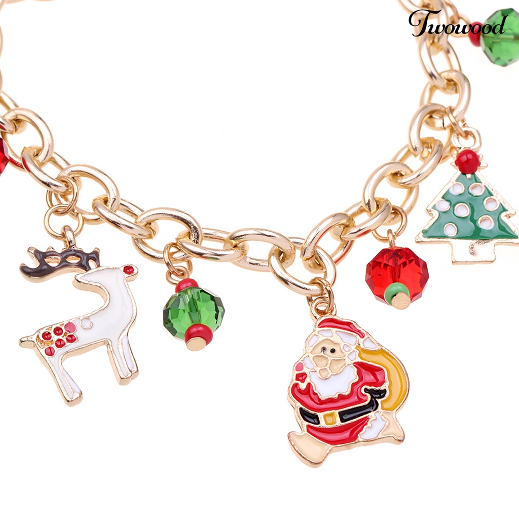 Gelang Rantai Desain Santa Clause Untuk Natal