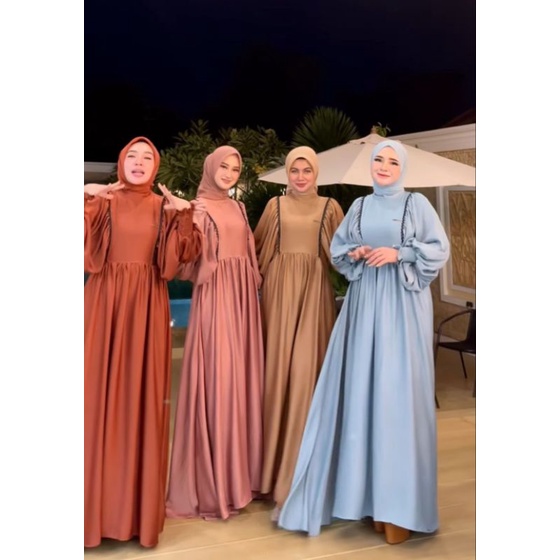 Dress Rempel Bahu Shellasaukia