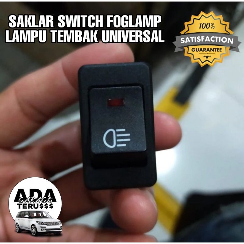 Saklar Switch Foglamp Lampu Tembak Mobil Universal Toyota Mitsubishi Daihatsu Nissan Dll