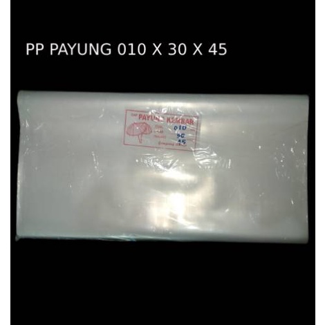 Kantong Plastik PP Bening Tebal 010