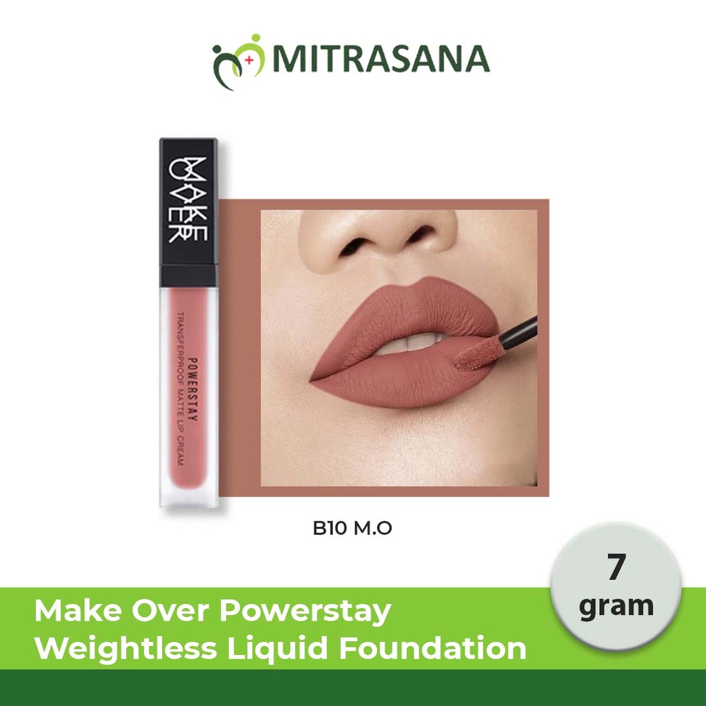 MAKE OVER Powerstay Transferproof Matte Lip Cream 7 g - All Variant