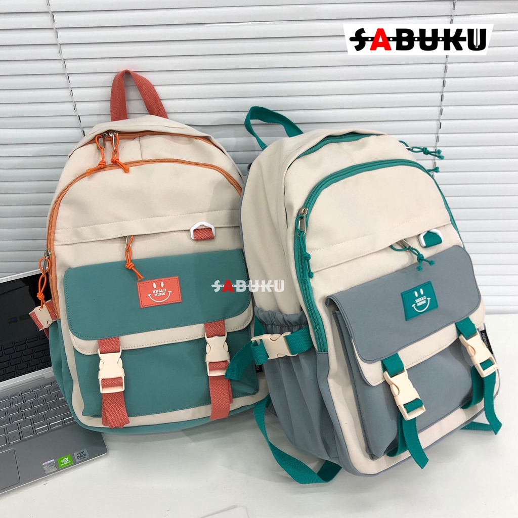 Tas Ransel Laptop Backpack Wanita Tas Ransel Sekolah Tas Punggung Wanita Tas SD SMP SMK - 275