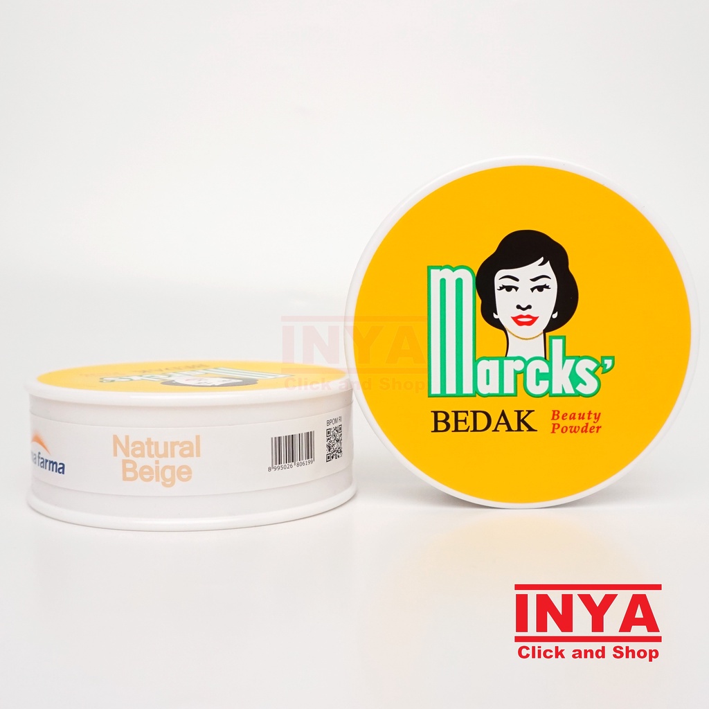 MARCKS NATURAL BEIGE BEDAK BEAUTY POWDER 40gr - Talcum Powder