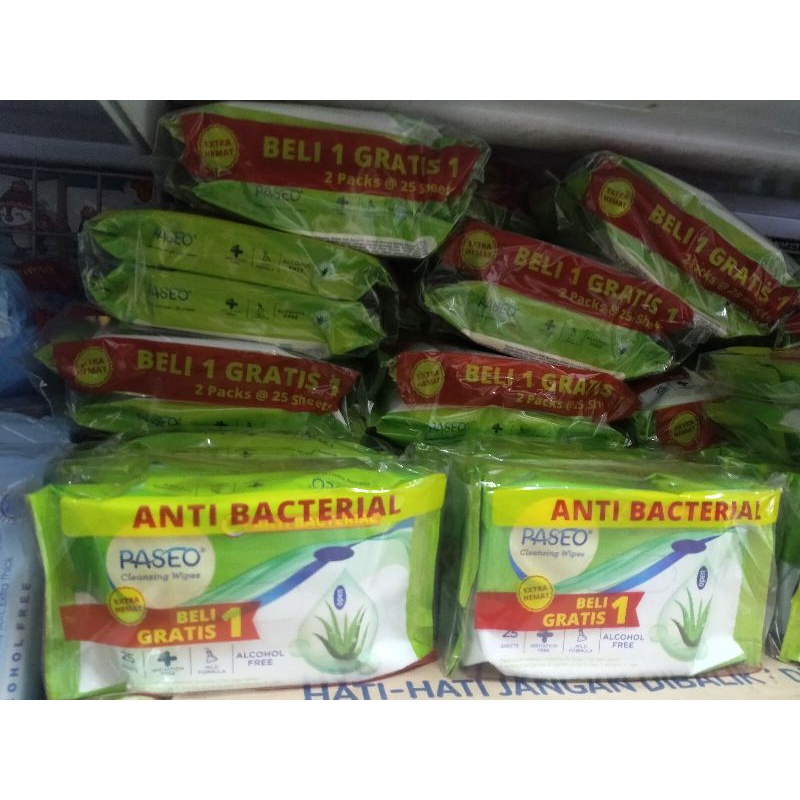 Paseo anti bacterial 25+25 (Beli 1 Gratis 1)