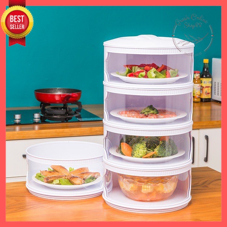 GOS-Z101- Food Storage 4 Layer / Rak Tempat Penyimpanan Makanan / Tudung Saji 4 Susun