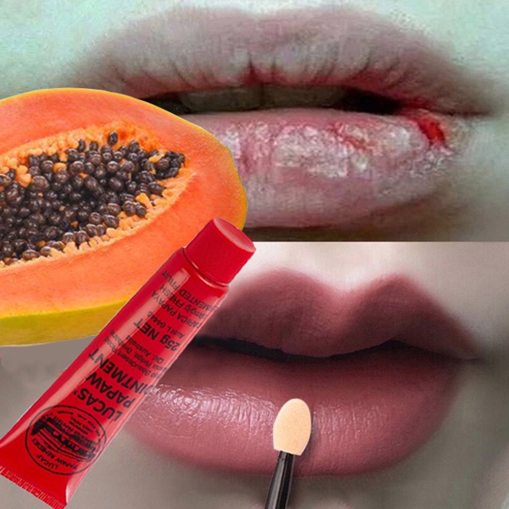 【CAN COD】lucos papaw ointment 25g Multifunctional Lip Protector Krim Ruam Popok Krim Ruam Kulit Pepaya Krim Universal