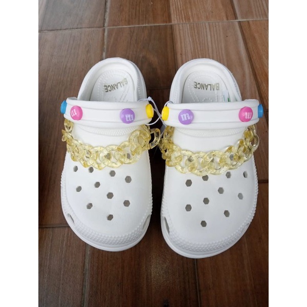 Myanka jelly shoes wedges Bapao Eva Rantai