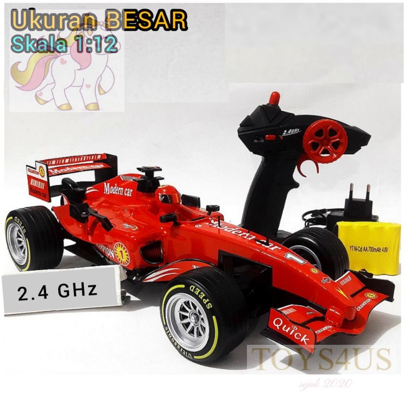 Toys4Us - RC Car Formula One 1 Jumbo Remote Control skala 1:12 - Mainan Mobil F1 Racing Balap Besar 