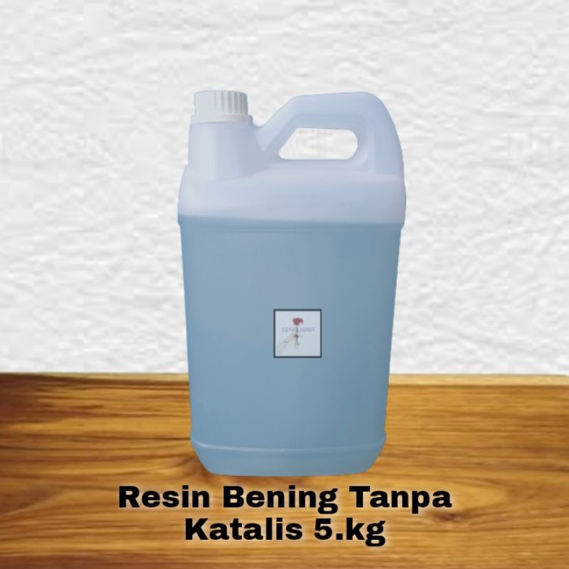 Resin Bening Tanpa Katalis 5 kg