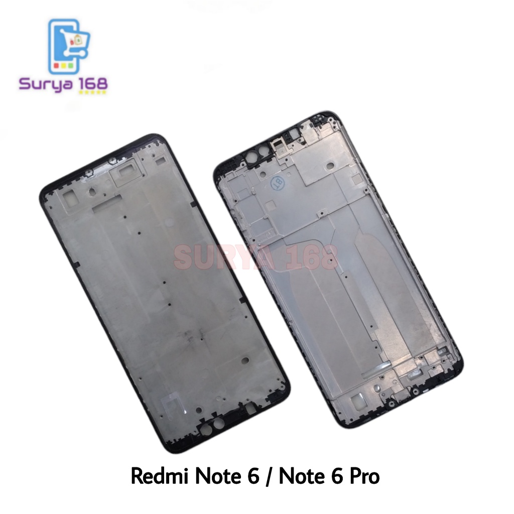 FRAME LCD TULANG TENGAH BEZEL LCD TATAKAN LCD XIAOMI REDMI NOTE 6 / NOTE 6 PRO