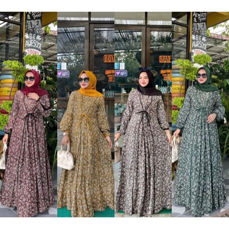 Zifa Fashion || Cod || Nasya Home Dress Vol 2 || Gamis Rayon Premium || Fashion Wanita Trendy
