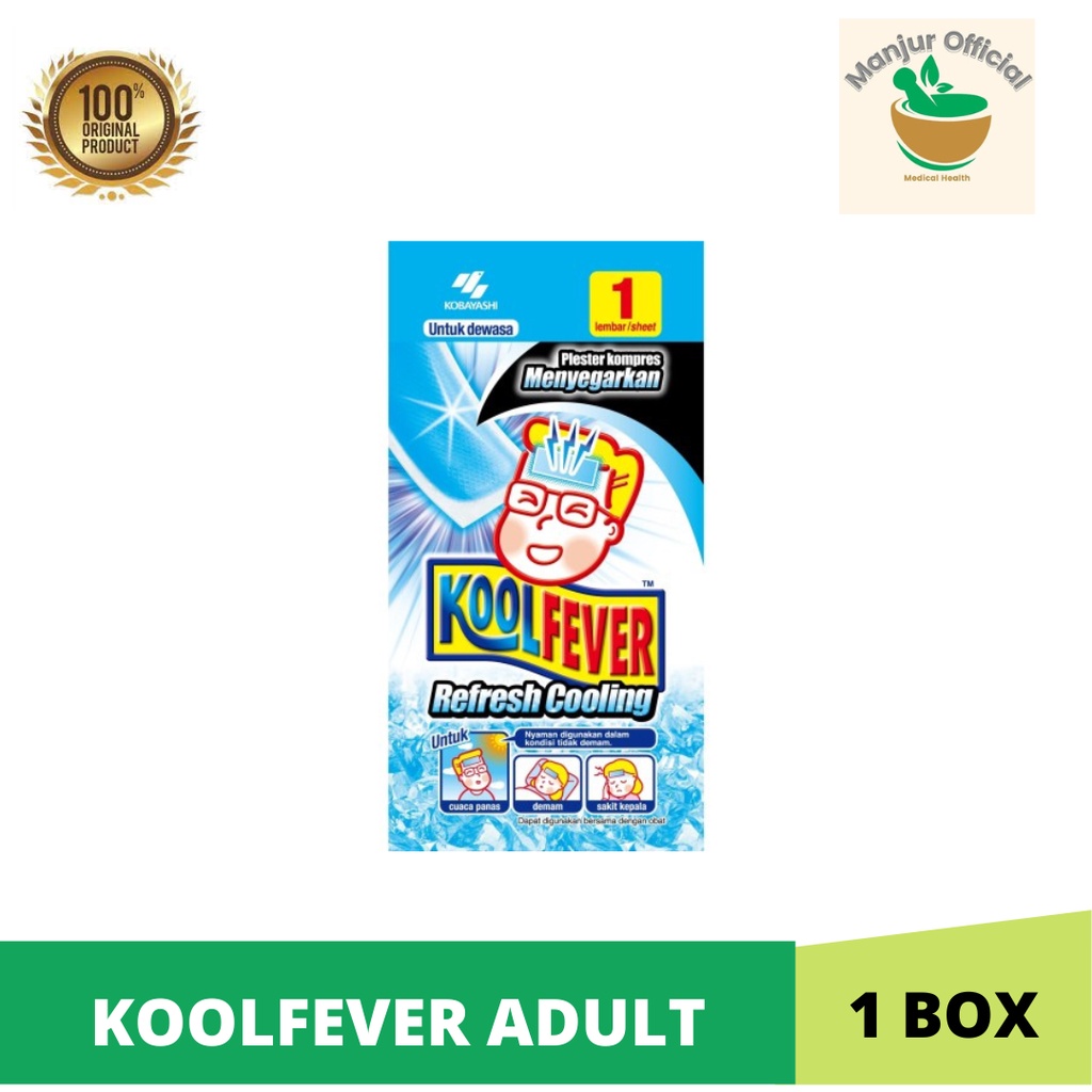 Kool Fever Dewasa Per Box Plester Kompres