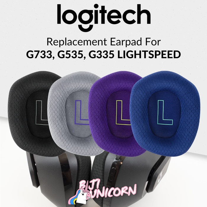 Earcup/Earpad/Ear Cushion Logitech G733 G535 G335 LIGHTSPEED Wireless - Mesh Black