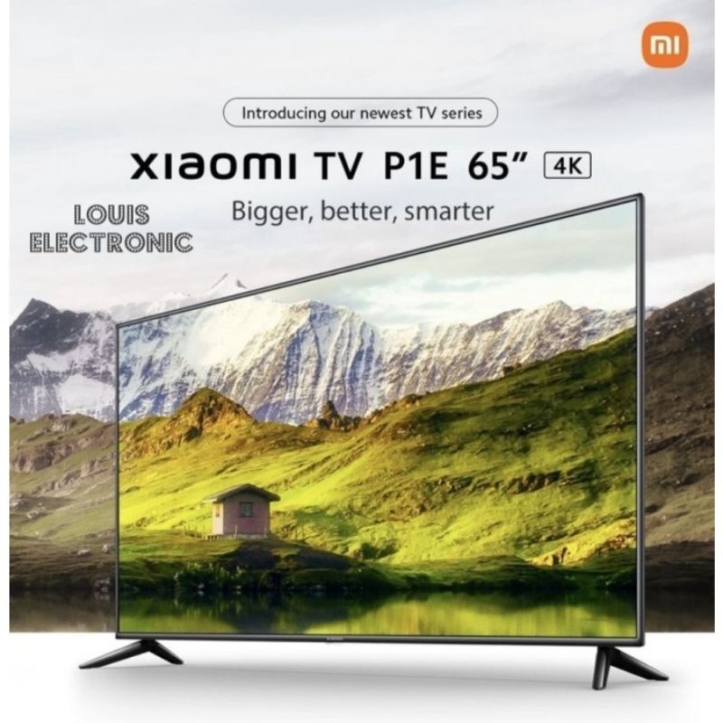 XIAOMI TV 65 INCH P1E 4K UHD SMART TV ANDROID TV BLUETOOTH ( KHUSUS MEDAN )