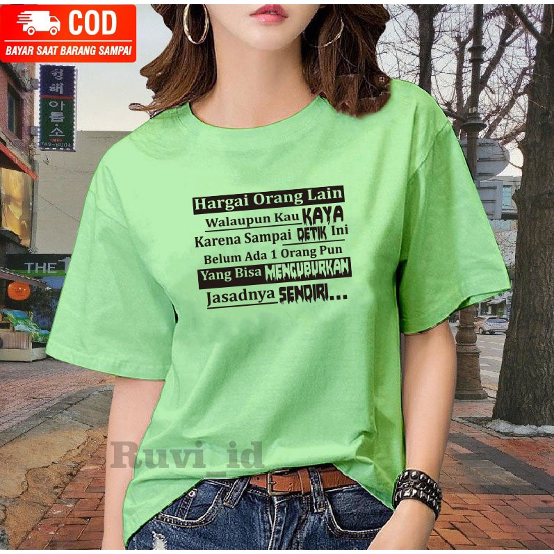 Ruvi_id-KAOS DISTRO / BELI 3 GRATIS HEADSET EXTRA BAS / KAOS WANITA / WANITA KOREAN STYLE LENGAN PENDEK / KAOS TERLARIS / KAOS WANITA KEKINIAN / BAJU TRENDY / KAOS OBLONG / KAOS OVERSIZE / BLUS / T-SHIRT / BAJU IMPORT / BAHAN KATUN / KAOS MURAH
