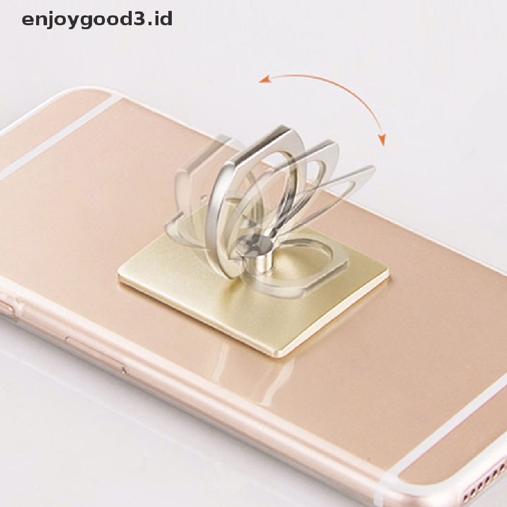 4pcs / Set Cincin Dudukan Ponsel Aneka Desain Untuk Iphone