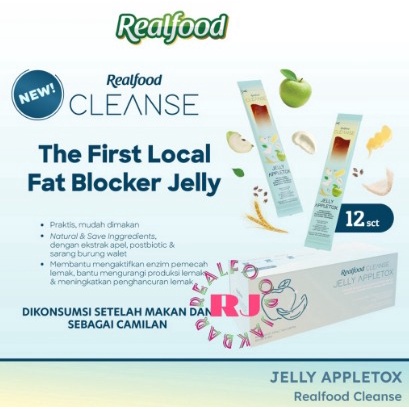 

Realfood Cleanse Jelly Appletox 12 SCHT - Diet Detox Menghambat Pembentukan Lemak