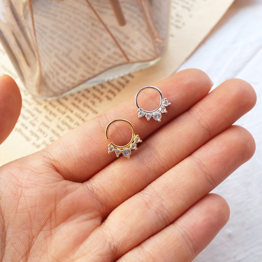 (1601 / 1602) (HARGA 1 BIJI) NOSE PIERCING / ANTING TINDIK HIDUNG